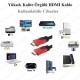 Full HD 3D Örgülü HDMI Kablo 30 Metre | HDMI 1.4 1080p Altın Uçlu Full HD 3D Örgülü HDMI Kablo 30 Metre | HDMI 1.4 1080p Altın Uçlu