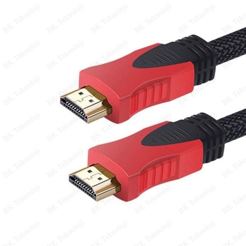 Full HD 3D Örgülü HDMI Kablo 30 Metre | HDMI 1.4 1080p Altın Uçlu Full HD 3D Örgülü HDMI Kablo 30 Metre | HDMI 1.4 1080p Altın Uçlu