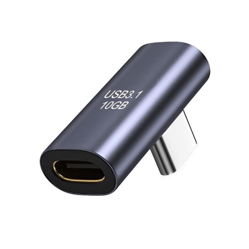 USB 3.1 Type-C Erkek – Type-C Dişi Çevirici Adaptör 10Gbps Hızlı Veri ve Şarj Desteği