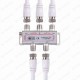 4’lü Uydu Bölücü Splitter 5-2050 MHz (Power Pass) – 1 Giriş 4 Çıkış F Konnektör