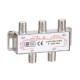 4’lü Uydu Bölücü Splitter 5-2050 MHz (Power Pass) – 1 Giriş 4 Çıkış F Konnektör