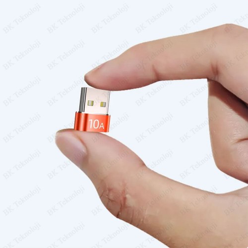 USB 3.0 Type-C Çevirici Adaptör 10A Hızlı Şarj 10Gbps Dönüştürücü
