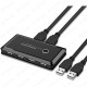 2 Bilgisayar Arasında 4 USB Cihaz Paylaşım Anahtarı (USB Kvm Switch)