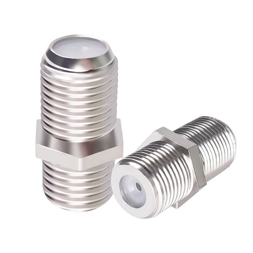 F Tipi Dişi-Dişi Koaksiyel Uydu Kablosu Uzatma Adaptörü RG6 Uyumlu (5 Adet)