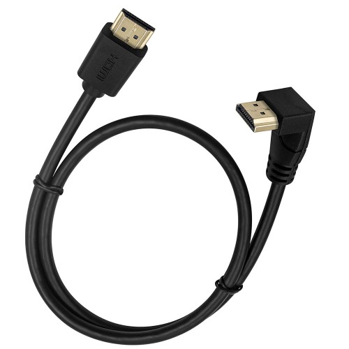 270° Açılı HDMI Kablo 1.5 Metre – L Tipi Erkek-Erkek Görüntü Kablosu
