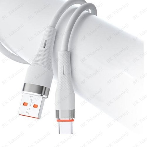 Powerway HC05 Örgülü 5A USB to Type-C Hızlı Şarj ve Data Kablosu (1 Metre)