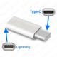 Lightning Dişi → USB Type-C Erkek Adaptör – Şarj Dönüştürücü (Data/Kulaklık Desteklemez)