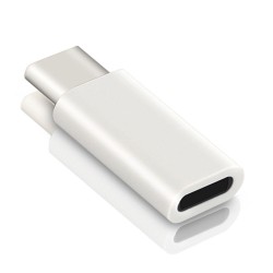 Lightning Dişi → USB Type-C Erkek Adaptör – Şarj Dönüştürücü (Data/Kulaklık Desteklemez)