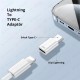 Lightning Dişi → USB Type-C Erkek Adaptör – Şarj Dönüştürücü (Data/Kulaklık Desteklemez)