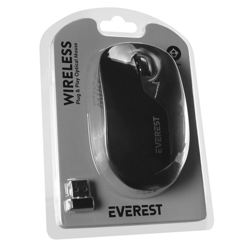 Everest SMW-973 USB Siyah 2.4GHz Kablosuz Mouse 1200 DPI Optik Mouse