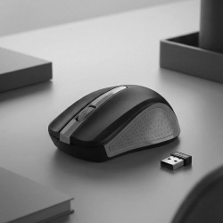 Everest SM-537 USB Siyah Gri 2.4GHz Kablosuz Mouse 1200 DPI Optik Mouse
