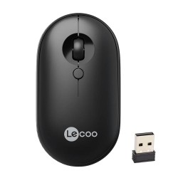 Lecoo WS212 Kablosuz 1600 DPI 4 Tuşlu Optik Mouse Siyah USB Wireless Mouse