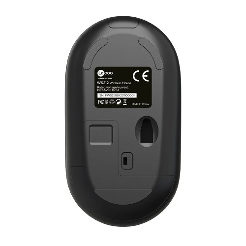 Lecoo WS212 Kablosuz 1600 DPI 4 Tuşlu Optik Mouse Siyah USB Wireless Mouse