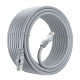 10 Metre CAT6 Ethernet LAN Ağ Kablosu RJ45 Network Patch Kablosu Gri