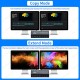 8K @60Hz Çift Ekran HDMI + DisplayPort KVM Switch - 2 PC x 2 Monitör Kontrol Merkezi
