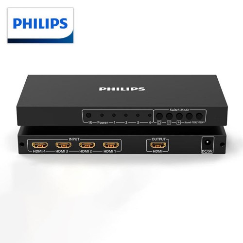 Philips HDMI Quad Multi-Viewer 4 Giriş 1 Çıkış Ekran Bölücü ve Çoklayıcı Switch