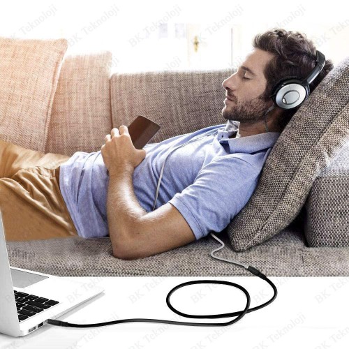 10 Metre 3.5mm Stereo Ses Uzatma Kablosu Erkek Dişi AUX Uzatma Kablosu