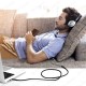 10 Metre 3.5mm Stereo Ses Uzatma Kablosu Erkek Dişi AUX Uzatma Kablosu