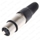 5 Pin XLR Dişi Konnektör Kablo Tipi Mikrofon ve DMX Bağlantı Soketi