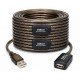 30 Metre USB 2.0 Aktif Uzatma Kablosu Sinyal Güçlendiricili Çipli USB Erkek Dişi Kablo