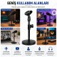 Ayarlanabilir Masa Üstü Mikrofon Sehpası 21-30cm Ağır Tabanlı Metal Mikrofon Standı