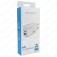 RACA U201 45W GaN Hızlı Şarj Adaptörü USB-C PD + USB-A QC Çift Çıkışlı Şarj Cihazı