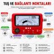 LCD Ekranlı Dijital Uydu Bulucu Dahili Pusulalı Profesyonel Satellite Finder 950-2150MHz