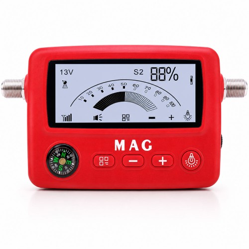 LCD Ekranlı Dijital Uydu Bulucu Dahili Pusulalı Profesyonel Satellite Finder 950-2150MHz