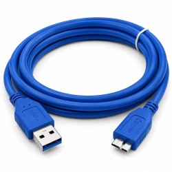 3 Metre USB 3.0 A Erkek - USB 3.0 Micro-B Erkek 5Gbps Veri Aktarım Kablosu