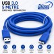 5 Metre USB 3.0 A Erkek - USB 3.0 Micro-B Erkek 5Gbps Veri Senkronizasyon Kablosu