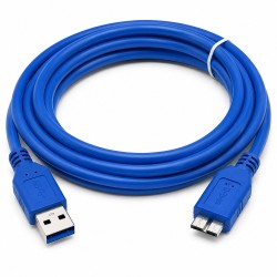 5 Metre USB 3.0 A Erkek - USB 3.0 Micro-B Erkek 5Gbps Veri Aktarım Kablosu
