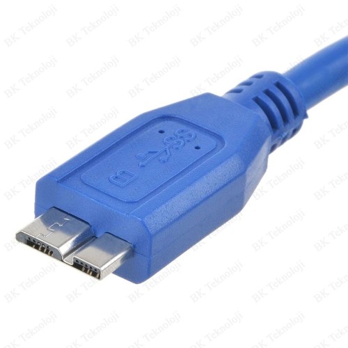 5 Metre USB 3.0 A Erkek - USB 3.0 Micro-B Erkek 5Gbps Veri Senkronizasyon Kablosu