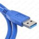 5 Metre USB 3.0 A Erkek - USB 3.0 Micro-B Erkek 5Gbps Veri Senkronizasyon Kablosu
