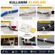 10 Adet 28x28mm Yapışkanlı Kare Kroşe Kablo Bağı Sabitleme Ayağı 10 Adet 28x28mm Yapışkanlı Kare Kroşe Kablo Bağı Sabitleme Ayağı