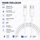 Lightning to USB Type-C 20W Hızlı Şarj ve Data Kablosu 2 Metre