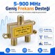 5-900 MHz 2 Yollu Kablo TV Anten Sinyal Ayırıcı Splitter