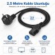 2.5 Metre C13 250V 10A Bilgisayar Güç Kablosu