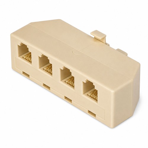 RJ11 6P4C 1 Erkek 4 Dişi Telefon Hat Çoklayıcı Adaptör