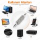 3.5 mm Erkek / Erkek Stereo Metal Jack Adaptör – AUX Ses Birleştirici
