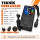72V 32Ah 4.5A Elektrikli Bisiklet ve Scooter Şarj Cihazı 3 Pin