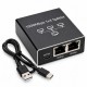 1 Giriş 3 Çıkış 1000Mbps Gigabit Ethernet Splitter RJ45 Ağ Dağıtıcı USB-C 5V