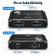 8K DisplayPort 1.4 Çift Yönlü Switch 2 Giriş 1 Çıkış / 1 Giriş 2 Çıkış 4K 120Hz Kumandalı