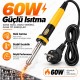 60W Kalem Havya 220V Topraklı Fişli İnce Uçlu Elektrikli Lehimleme Havyası