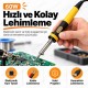 60W Kalem Havya 220V Topraklı Fişli İnce Uçlu Elektrikli Lehimleme Havyası