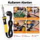 60W Kalem Havya 220V Topraklı Fişli İnce Uçlu Elektrikli Lehimleme Havyası