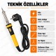 60W Kalem Havya 220V Topraklı Fişli İnce Uçlu Elektrikli Lehimleme Havyası