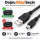 50cm USB 2.0 Type-A Erkek – Mini USB-B 5 Pin Veri ve Şarj Kablosu