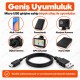 80cm USB 2.0 Type-A Erkek - Micro USB Erkek Veri ve Şarj Kablosu 80cm USB 2.0 Type-A Erkek - Micro USB Erkek Veri ve Şarj Kablosu