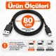 80cm USB 2.0 Type-A Erkek - Micro USB Erkek Veri ve Şarj Kablosu 80cm USB 2.0 Type-A Erkek - Micro USB Erkek Veri ve Şarj Kablosu