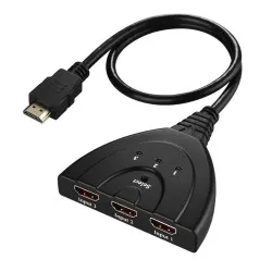 Kumandalı 2 Port 8K HDMI+USB3.0+Ethernet KVM Switch 2 Bilgisayar 1